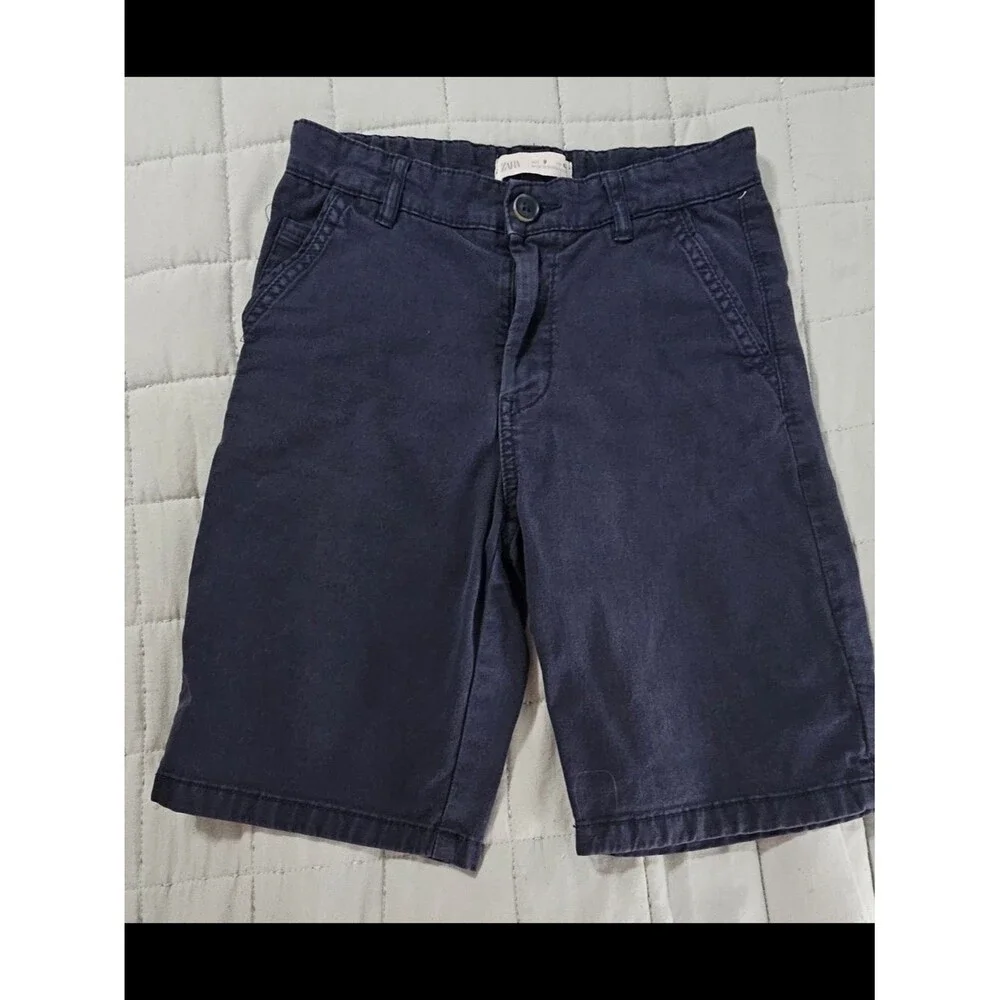 Cactus Boys Button Up (8), Zara Navy Chino Shorts (9)